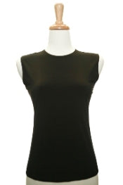 Plus Size Sleeveless Black Velvet Camisole