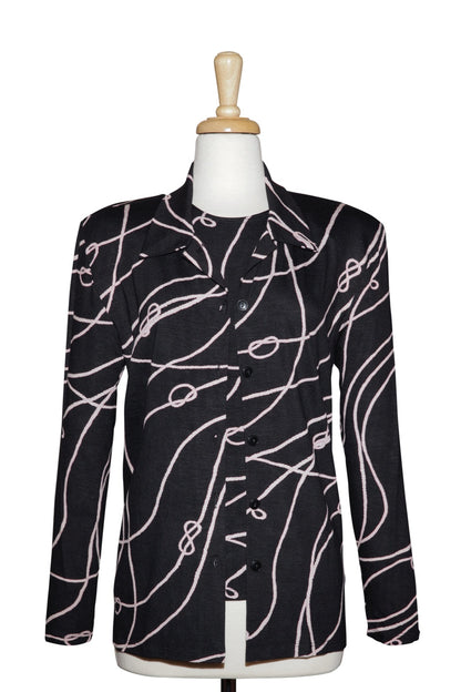 Mocha Crinkled Pattern Short Sleeve Top