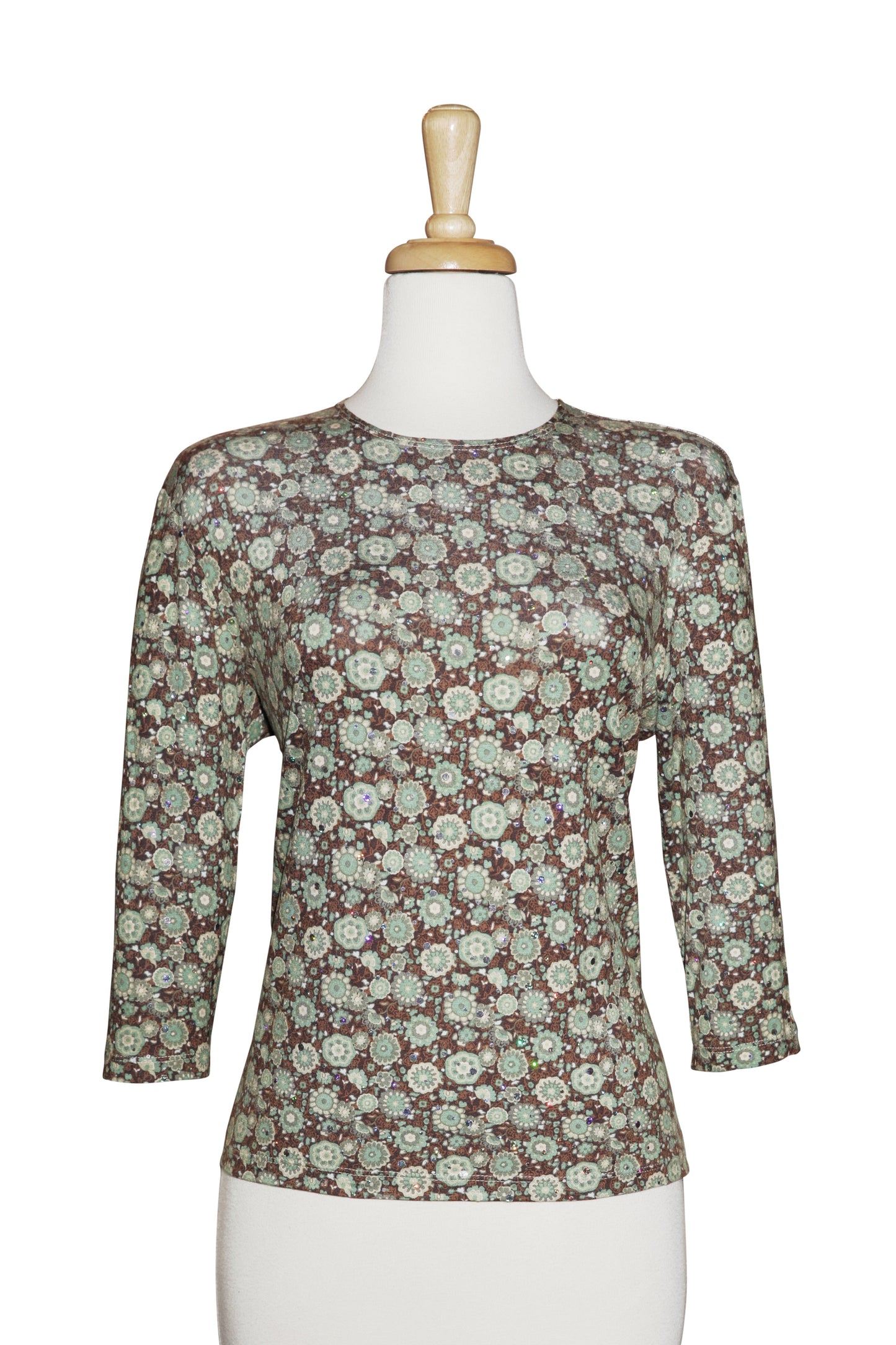Charcoal Long Sleeve Cotton Top
