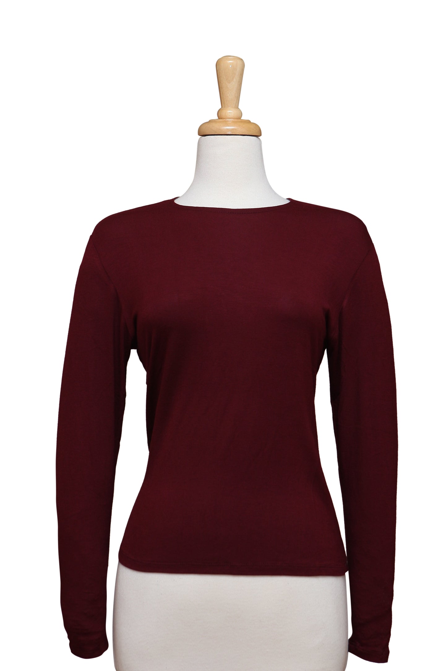 Plus Size Lilac Long Sleeve Microfiber Top