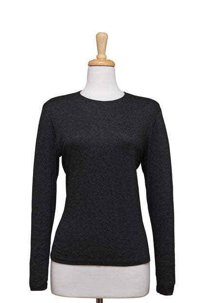 Purple Long Sleeve Cotton Top